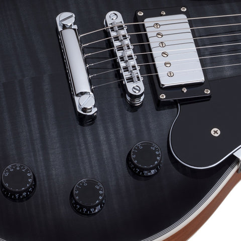 Guitarra Schecter Solo-ii Custom Negro Transparente Burst Diestro