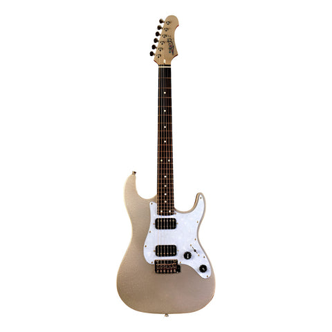 Guitarra Eléctrica 6 Cuerdas Jet Guitars Js500 Silversparkle Diestro Plateado