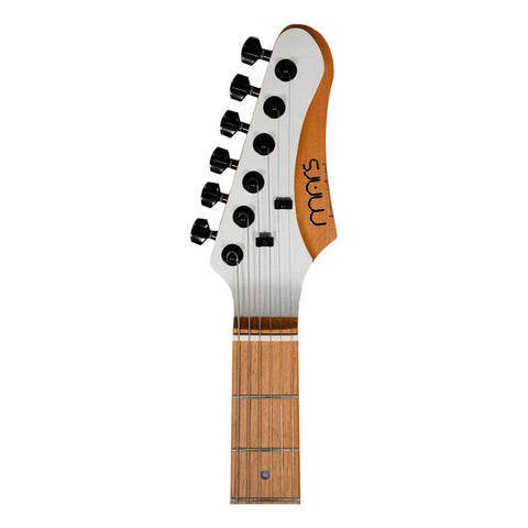Guitarra Eléctrica Mars Metallic Finished Silver Metal Plata Diestro Plateado