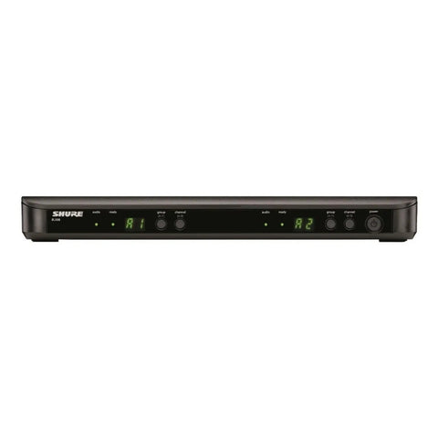 Sistema Inalambrico Orig 2 Microfonos, Shure Blx288 Pg58 Negro