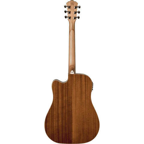 Guitarra Electroacústica Dreadnought Washburn D7sce Natural Diestro