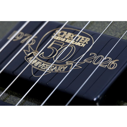 Schecter C-1 50th Anniversary  Guitarra Eléctrica Gold Burs Diestro Natural