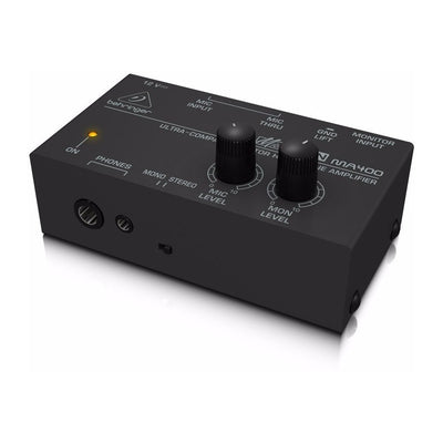 Behringer Ma400 Amplificador De Audifonos Monitoreo Color Negro Potencia De Salida Rms 0 W