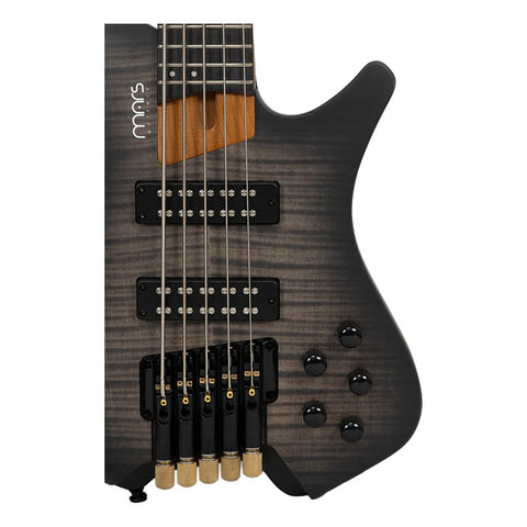 Bajo Eléctrico 5 Cuerdas Mod. Headless 5 Mars Grey Burst Sat Diestro Grey Burst Satin
