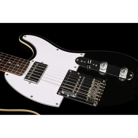 Guitarra Tipo Telectaster Jet Guitars Jt-350 Bkm H Diestro Negro Palo De Rosa