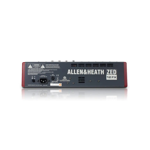 Mezcladora C/ Efectos Y Usb Allen & Heath®  Zed-12fx