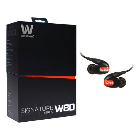 Westone W80 Audífonos In Ear Monitores Negros Frecuencia 5hz-22khz Negro