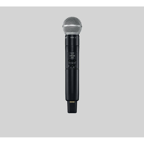 Sistema Inalámbrico Dual C/micrófono Mano Shure Slxd24d/sm58 Negro