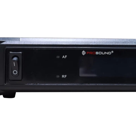 Sistema Microfono Inalambrico 1 Transmisor Prosound® Pwm-12s Negro