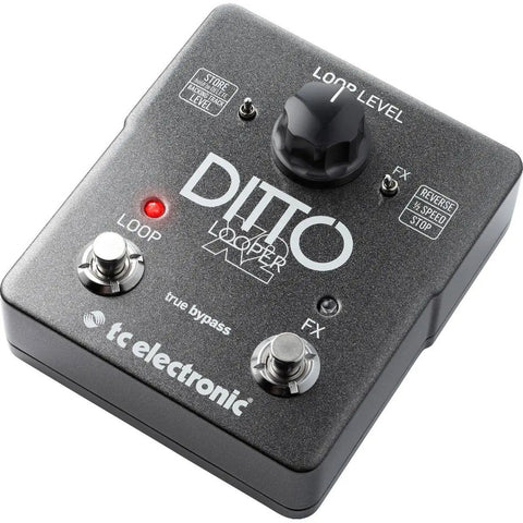 Pedal D/doble Interruptor, Tc Electronic Ditto X2 Looper Negro