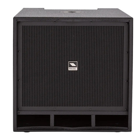Sistema Activo 2 Satelites 8 PuLG Subwoofer 12 Proel Lt812a Negro