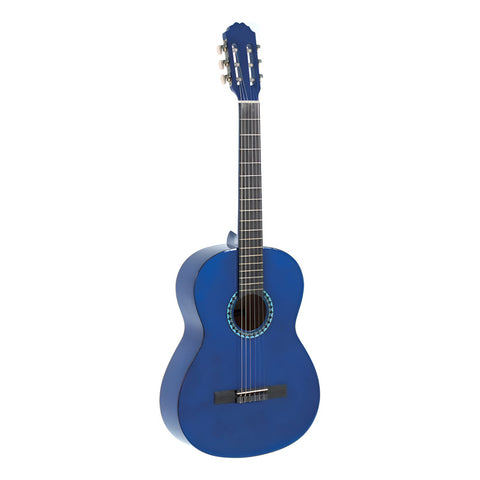 Guitarra Clásica Concert Escala 4/4 Color Azul Gewa Ps510155 Azul Marino
