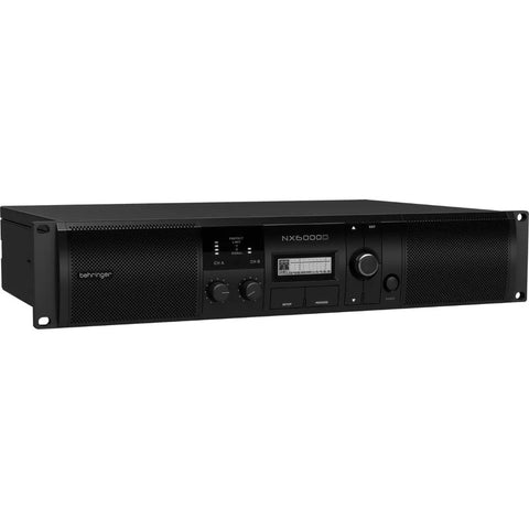 Behringer Nx6000d Amplificador 6000 Watts Potencia Poder Color Negro