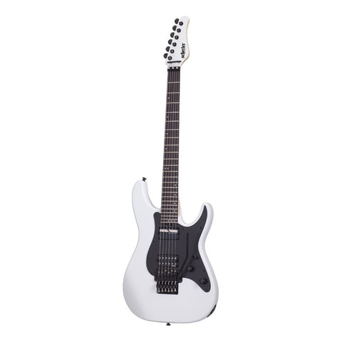 Guitarra Eléctrica Color Blanco Schecter Sun Valley Ss-fr S Diestro Gloss White Palo De Rosa