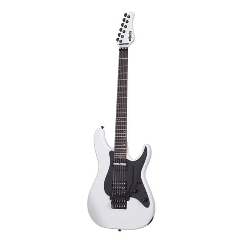 Guitarra Eléctrica Color Blanco Schecter Sun Valley Ss-fr S Diestro Gloss White Palo De Rosa