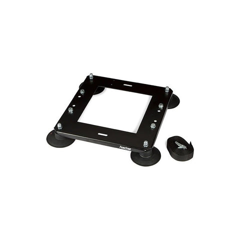 Soporte Base Cuadrada Para Bocina Fe-1210, Fonestar Sav-4 Color Negro
