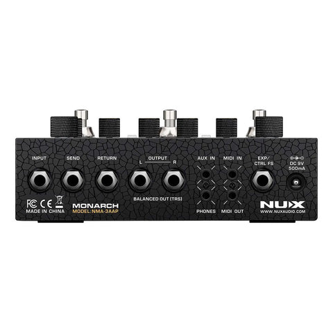 Pedal Simulador Amps Nux Nma-3aap Amp Academy Stomp Negro
