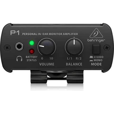 Amplificador Audifonos In-ear Monitor, Behringer P1 Negro