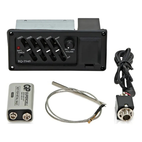 Pastilla Para Guitarra Acústica O Clásica Belcat Eq-7545 Negro