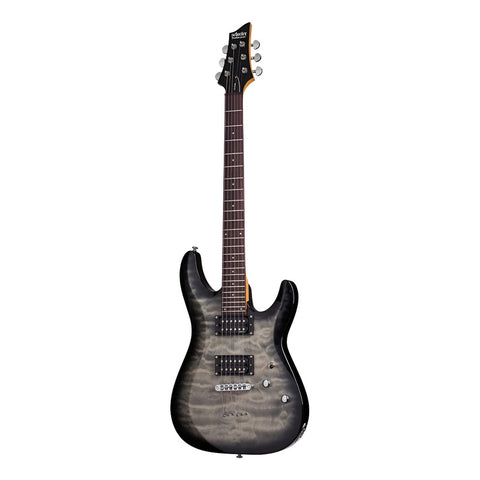 Guitarra Eléctrica Schecter C-6 Plus Charcoal Burst Diapasón Palo Rosa