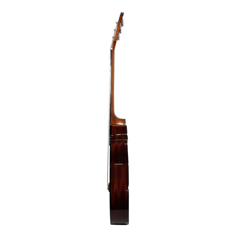 Guitarra Electroacústica Folk La Sevillana Fo-300ceq Tsb Sunburst Diestro