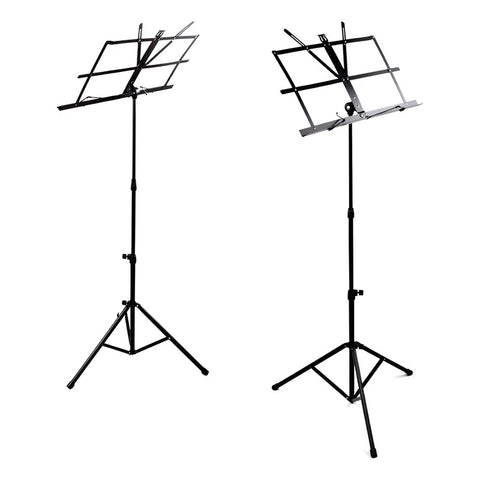 Atril Partituras Proel Rsm300 Plegable Ajustable Acero Negro C/funda