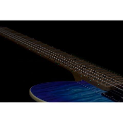 Guitarra Electrica Trans Blue Burst Schecter Pt Pro-maple Orientación De La Mano Diestro