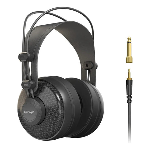 Audífonos Hi-fi Frecuencia 10 Hz A 35 Khz Behringer Bh60 Color Negro