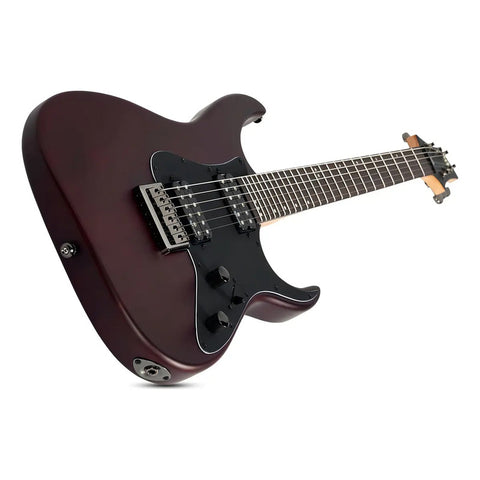 Guitarra Eléctrica Schecter Sgr Banshee-6 Tilo Walnut Satin Palo De Rosa Diestro