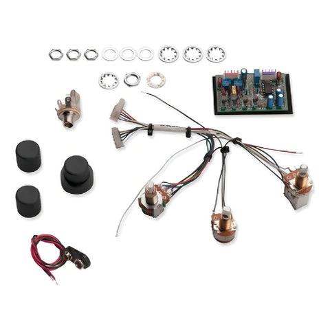 Gorra P/ Pasiva Seymour Duncan Steve Bailey Stc-2psb De 2 Bandas, Color Negro