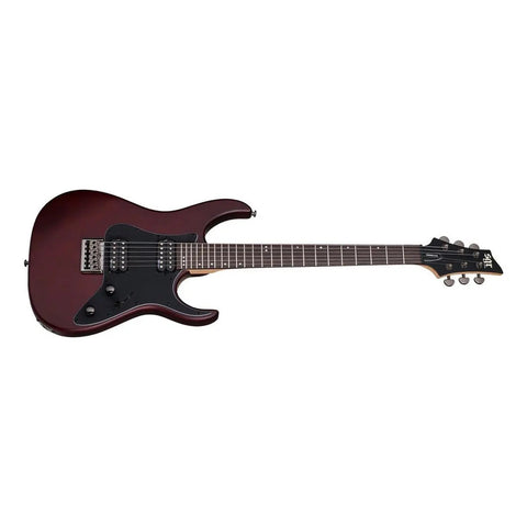 Guitarra Eléctrica Schecter Sgr Banshee-6 Tilo Walnut Satin Palo De Rosa Diestro