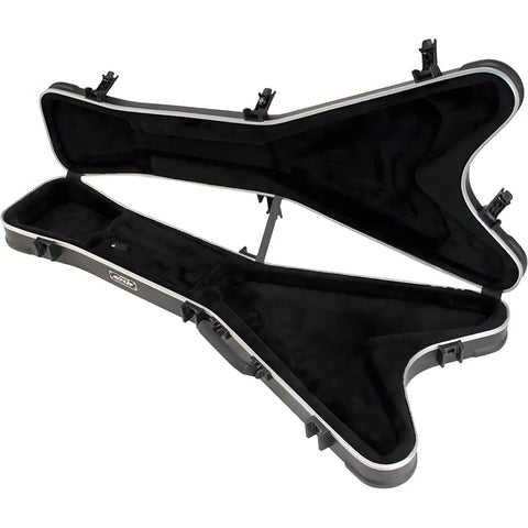 Estuche Rígido Skb Guitarra V Sistema Cerraduras Tsa Fibra Vidrio