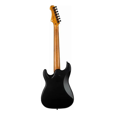 Guitarra Eléctrica 7 Cuerdas Jet Guitars Js-407 Black Color Negro Orientación De La Mano Diestro Palo De Rosa