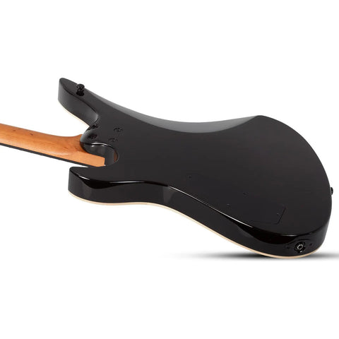 Guitarra Eléctrica Schecter Avenger Standard Charcoal Satin Diestro Azul Petróleo Palo De Rosa
