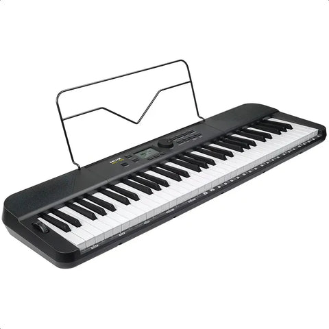 Teclado Nux Nek-100 61 Teclas Sensitivas Bluetooth Y Midi Negro