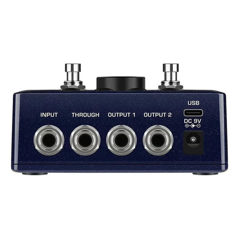 Pedal Efecto Guitarra Nux Nss-6 Solid Studio Mkii Simulad Azul Oscuro