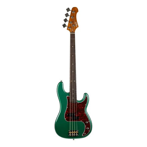 Bajo Eléctrico Jet Guitars Jpb-300 De 4 Cuerdas, Verde Oscuro Diestro