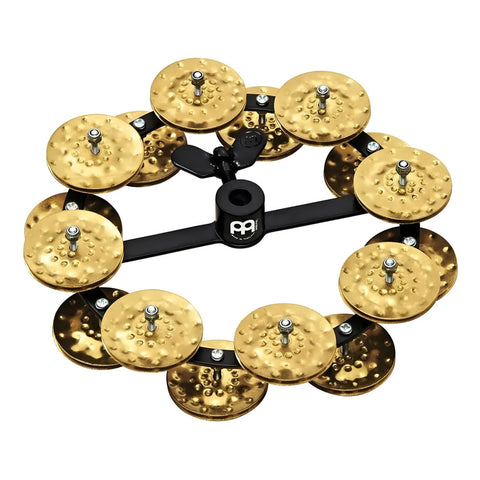 Pandero Para Batería Latón Martillado, Meinl Hthh2b-bk Bronce