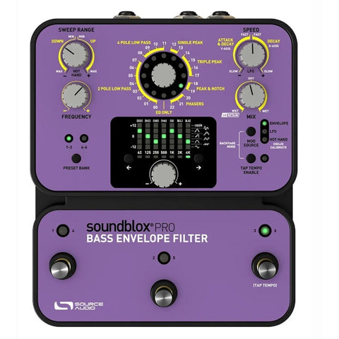 Pedal Bass Envelope Filter, Source Audio Sa143 Violeta Oscuro
