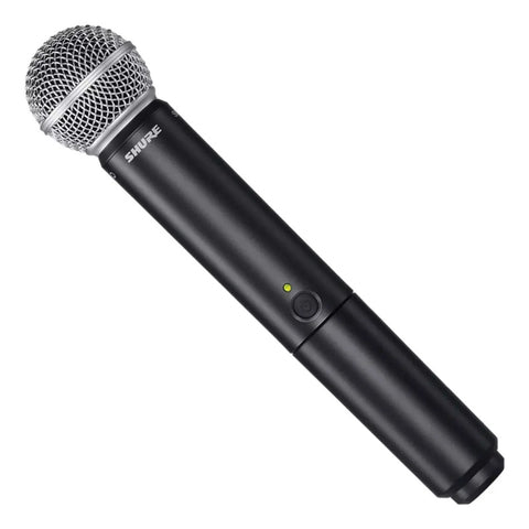 Sistema Inalambrico Orig Microfono De Mano Shure Blx24 Sm58 Negro