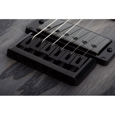 Guitarra Eléctrica Schecter C-1 Standard Charcoal Satin Color Gris Oscuro Material Del Diapasón Maple Orientación De La Mano Diestro