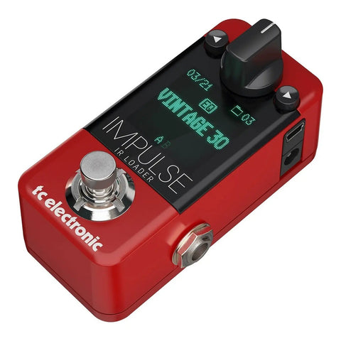 Pedal Simulador De Gabinete Tc Electronic Impulse Ir Loader Rojo