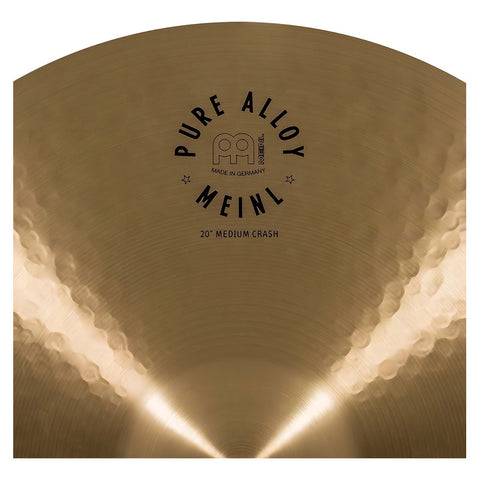 Platillo Crash Mediano Meinl 20 Pulgadas Pure Alloy Pa20mc