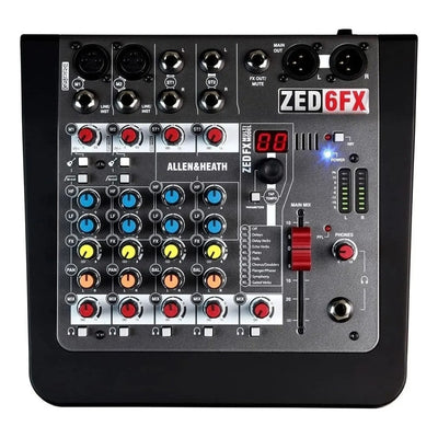 Allen Y Heath Zed-6fx Mezcladora Multiefectos 6 Canales