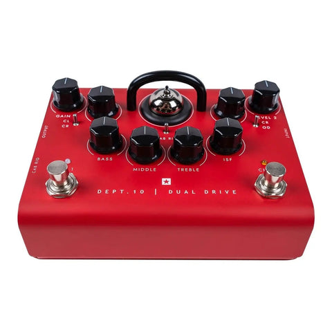 Pedal De Efectos 2 Canales Blackstar Dept. 10 Dual Drive Rojo