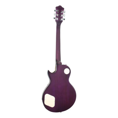 Guitarra Eléctrica 6 Cuerdas Mars Les Paul Traditional Ppl C Diestro Morado Palo De Rosa