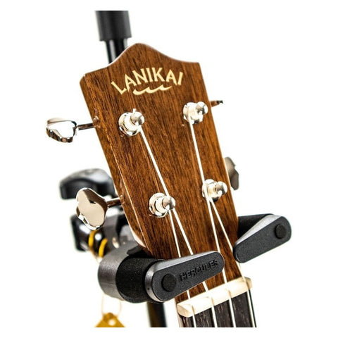 Soporte Hercules Para Ukelele Para Pie De Mic O Atril Usp20 Color Negro