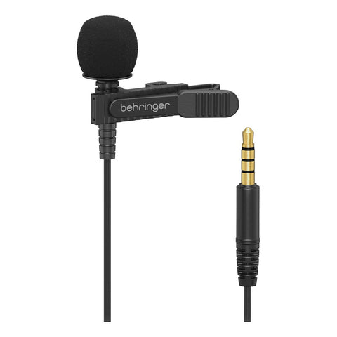 Micrófono Condensador Omnidireccional Solapa Behringer Bclav Negro