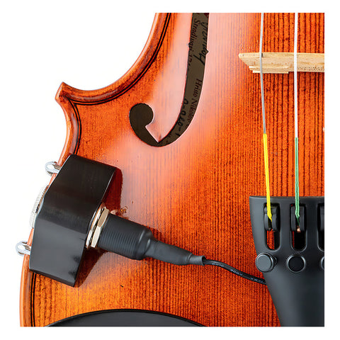 Pastilla Pasiva Kna Vv-3 Piezoeléctrico Para Violin O Viola Negro