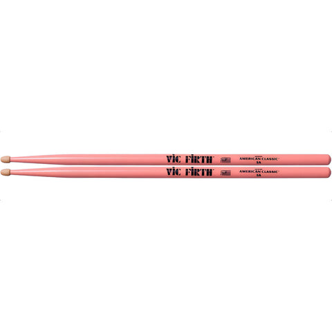 Vic Firth 5ap Baquetas 5a Punta De Madera Color Rosa